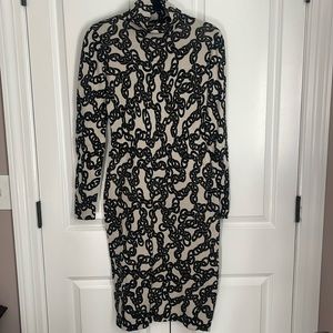 DVF midi sweater dress